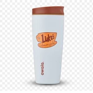 Owala White and Orange Travel Mug - Luke's Gilmore Girls Edition